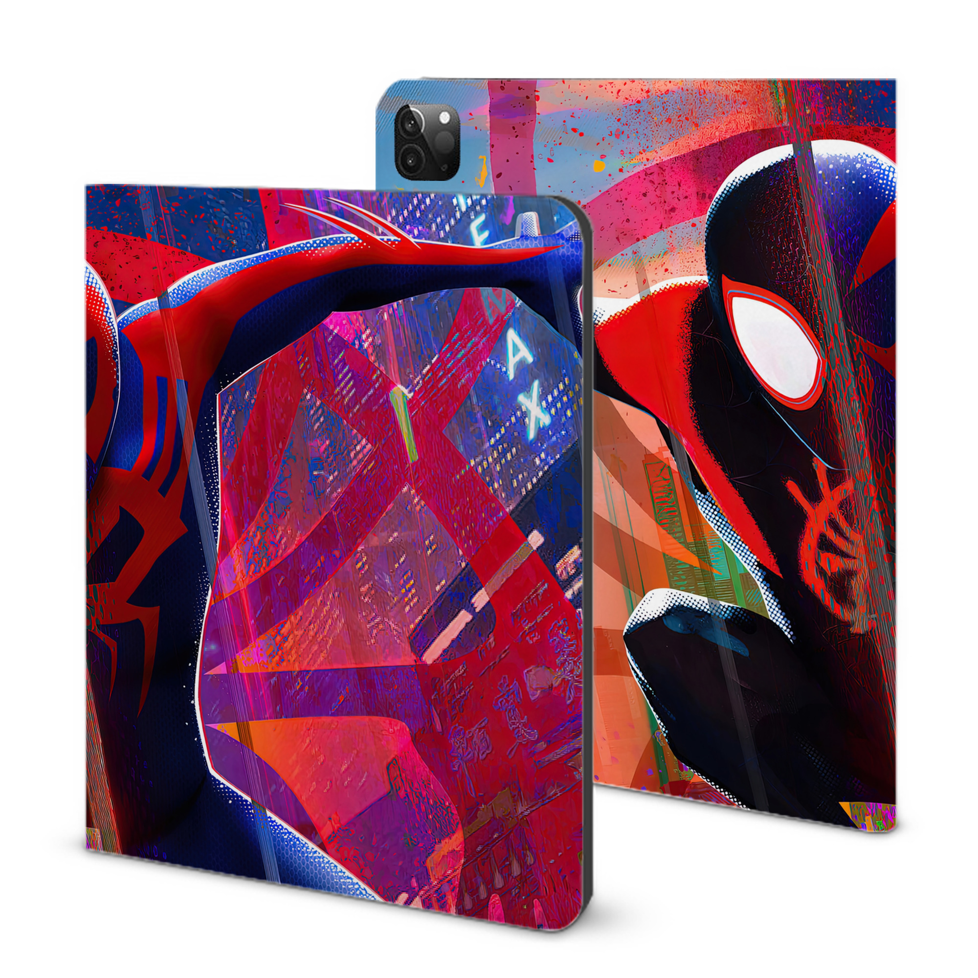 （画像用） Spider Man スパイダーマン IPadケース ペンホルダー付き ブックスタイルデザイン